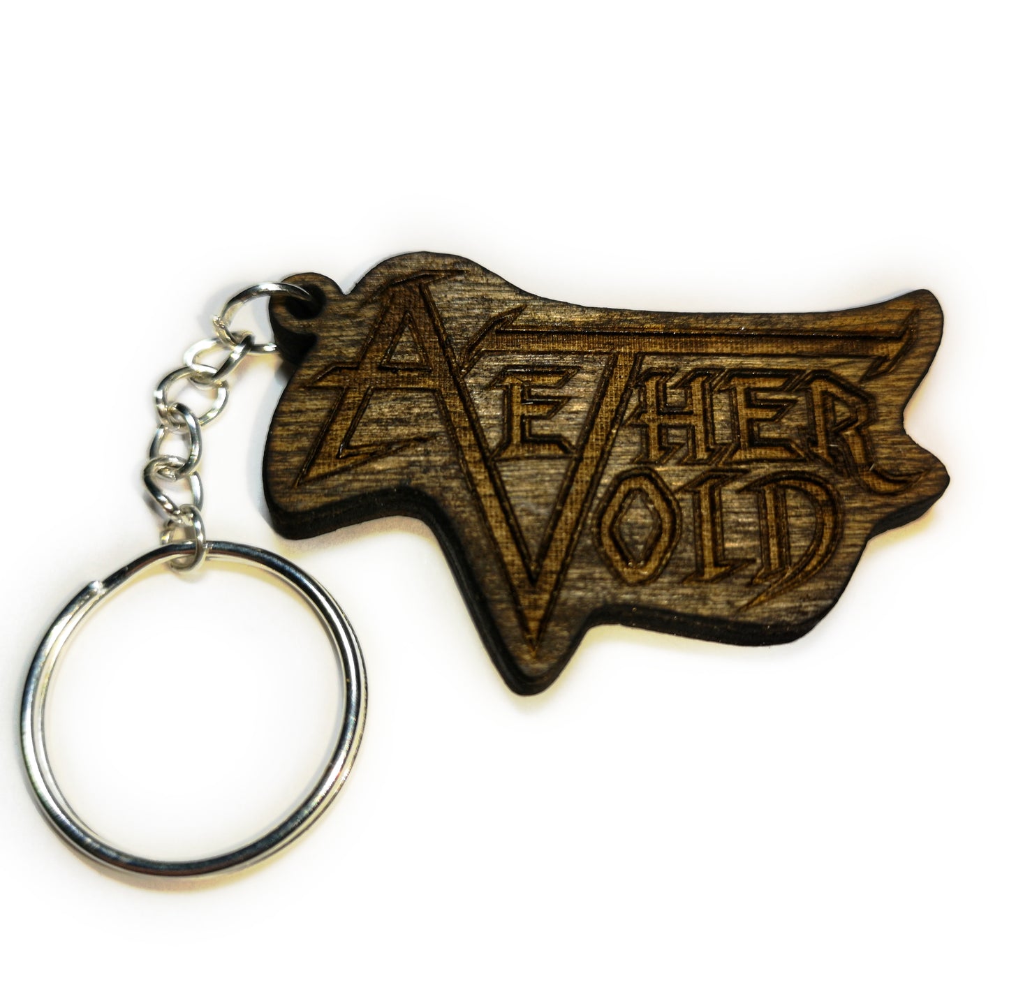 AETHER VOID - Logo Wood Keychain