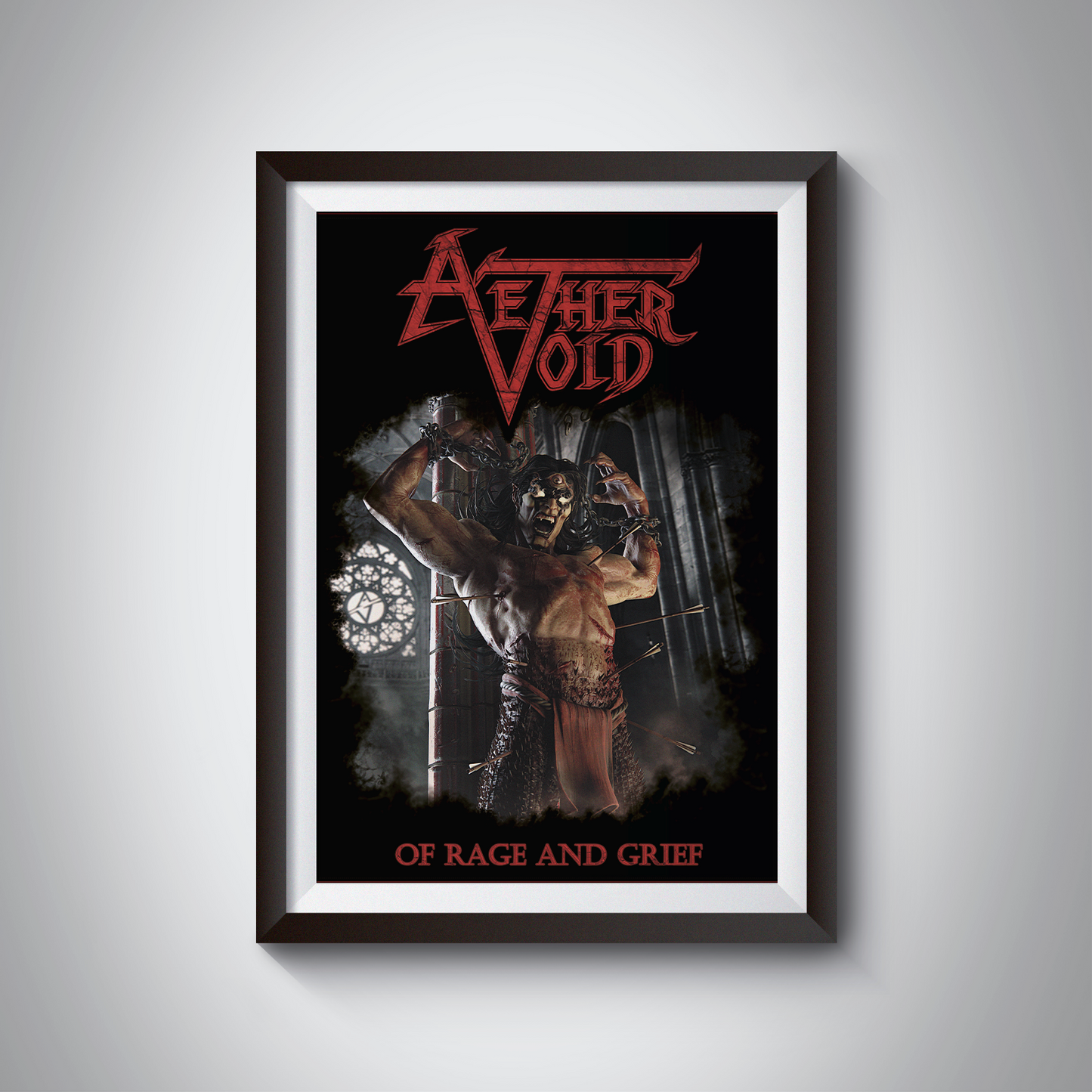 AETHER VOID - "Of Rage and Grief" Poster