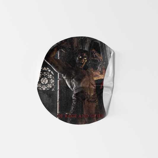 AETHER VOID - "Of Rage and Grief" Round Sticker