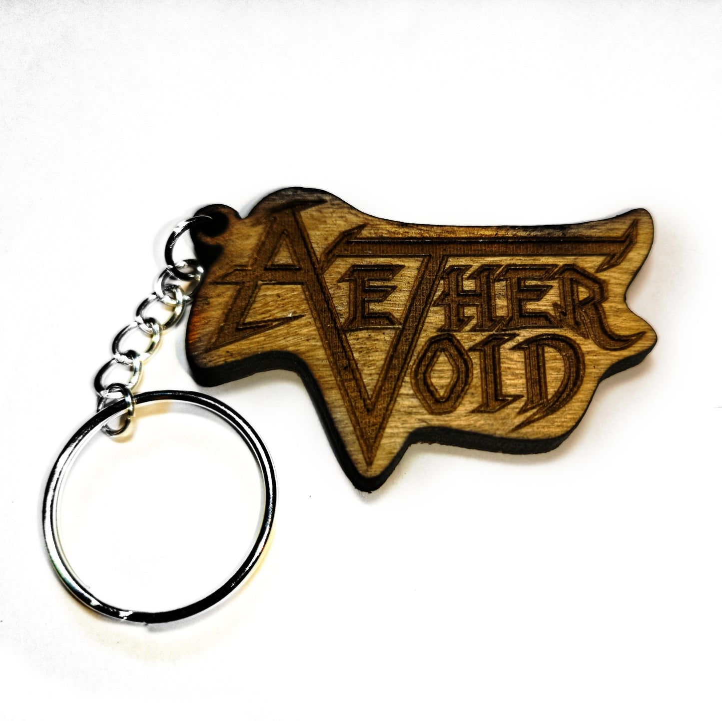 AETHER VOID - Logo Wood Keychain